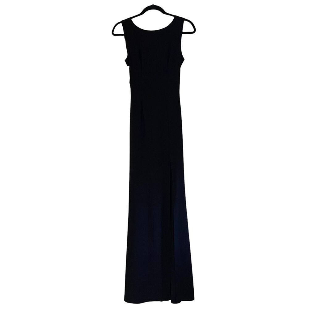Caslon Black Scooped Pearl Trimmed Back Formal Dress‎ Size medium NWT